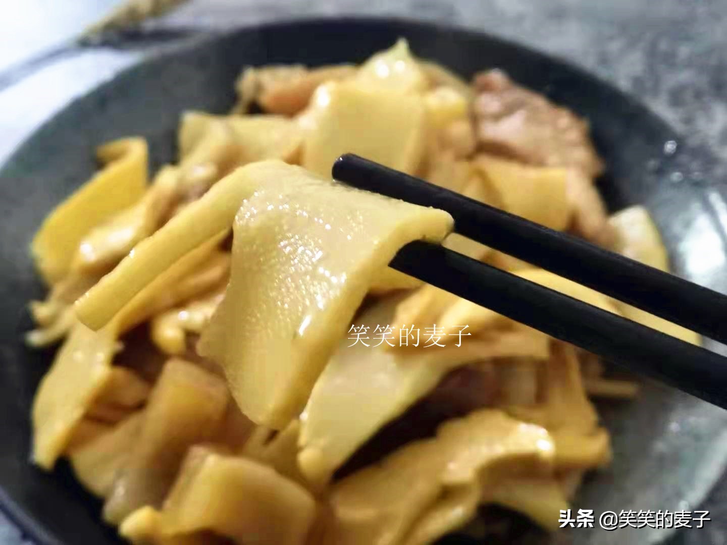 毛竹笋干怎么泡发最快最好吃,自己做笋干泡多少时间可以烧肉