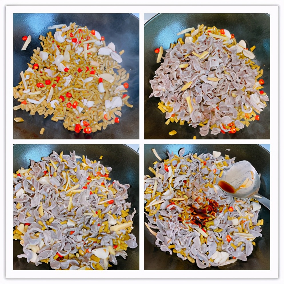 鸡胗炒酸豆角怎么做好吃又脆爽,鸡胗炒酸豆角鸡胗要焯水吗