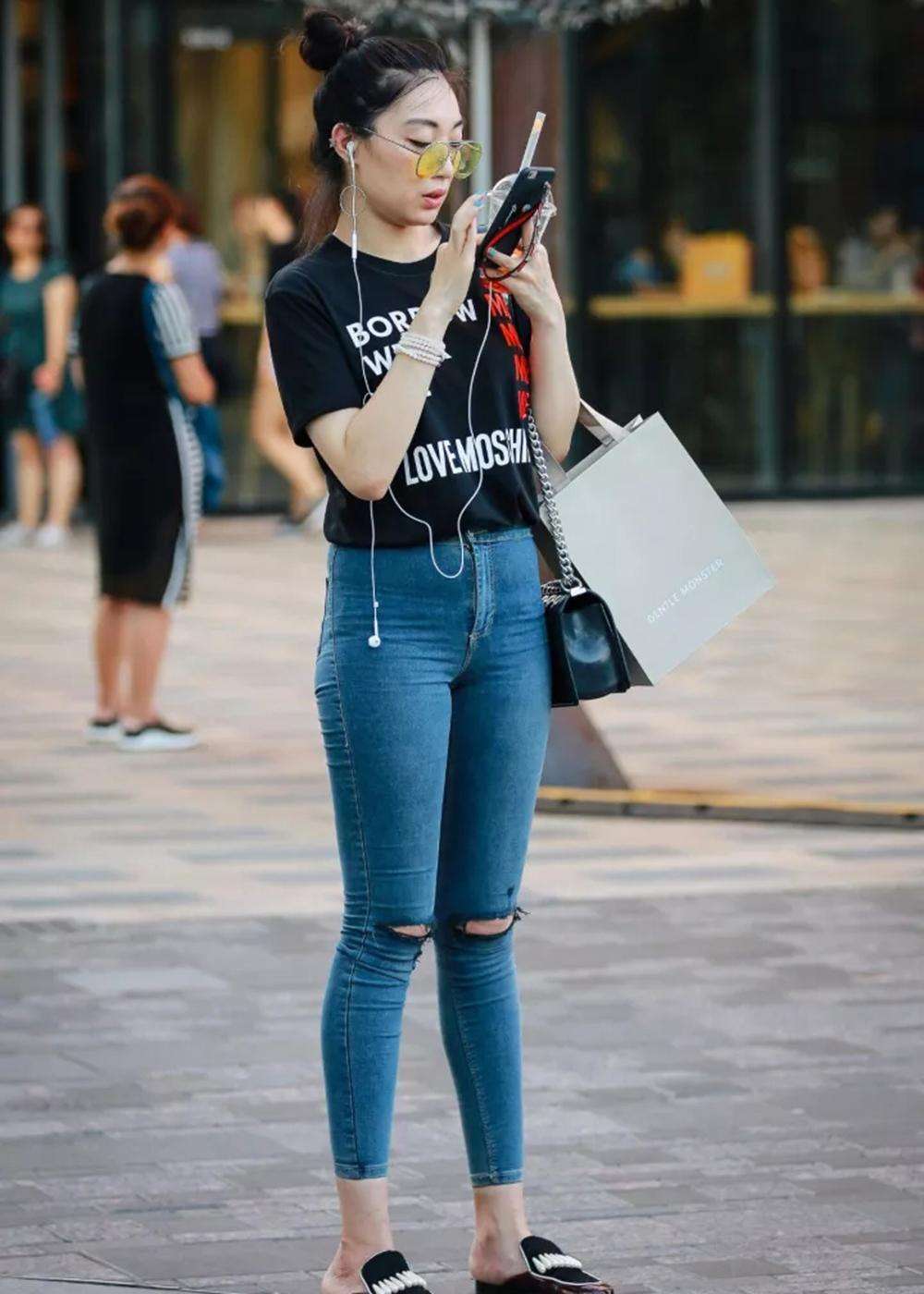 大腿胖的女生夏天适合什么裤子,下半身胖穿什么裤好看