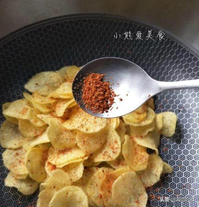 在家自制炸薯片,家庭自制炸薯片的做法大全集