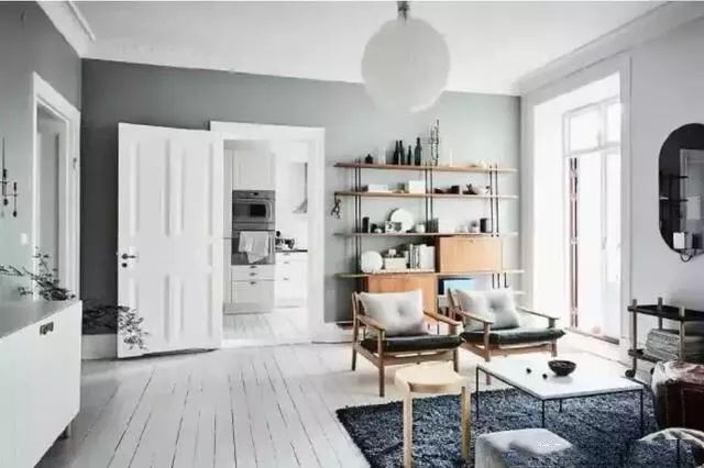 大白墙色系搭配图家具,大白墙装修全屋颜色搭配