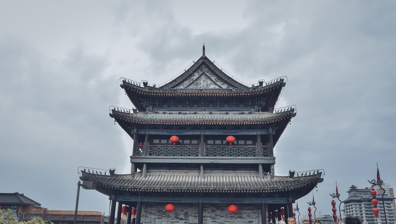 西安网红打卡地西安城墙,西安古城网红视频