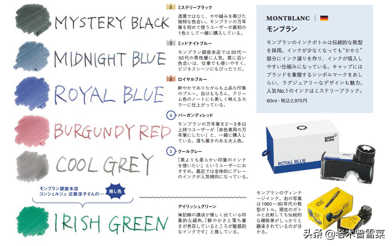 推荐几款好用的钢笔墨水,高端钢笔墨水推荐