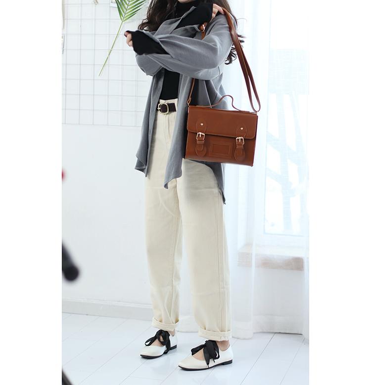 是件称职的“解忧”白裤工装！四季匹配能力：超级赞哦~