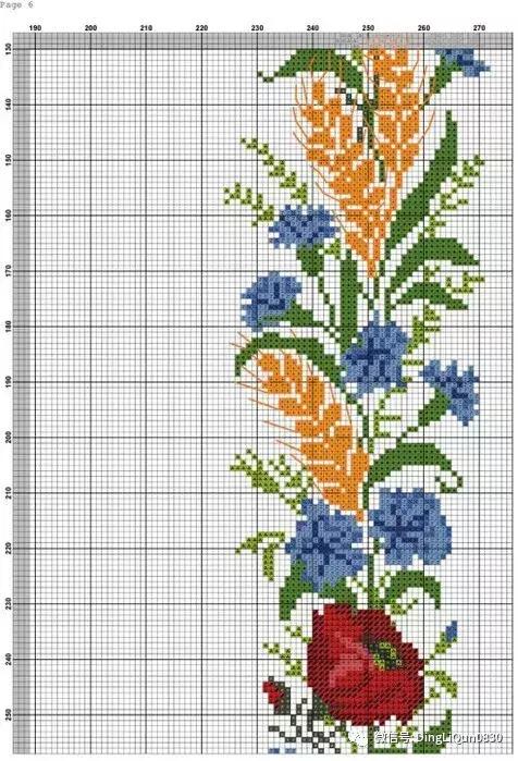 十字绣绣花图纸,十字绣刺绣花图