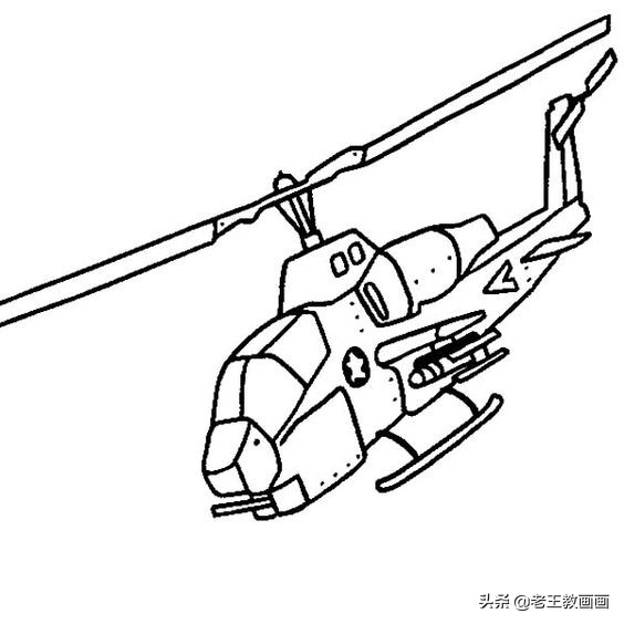 飞机简笔画儿童最简单,军用飞机怎么画简笔画