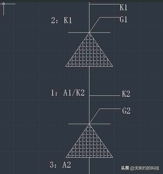 晶闸管模块内部结构,晶闸管的三个管脚图解