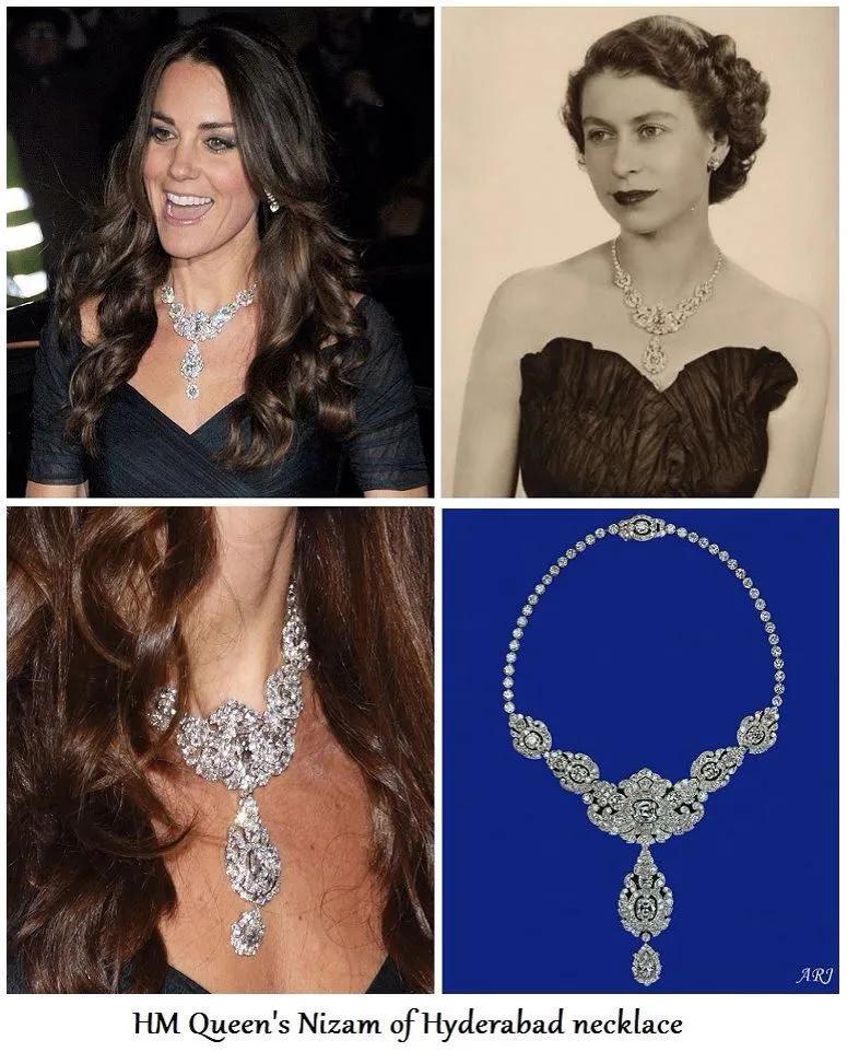 凯特王妃戴过戴安娜的什么珠宝,凯特王妃佩戴女王珠宝