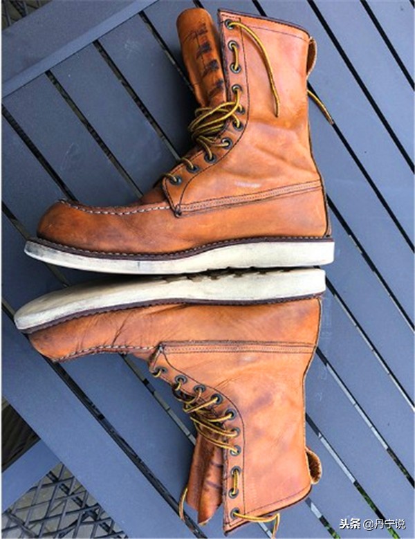 重度阿美咔叽发烧友的伙伴，8英寸红翼工装靴877穿5.5年了