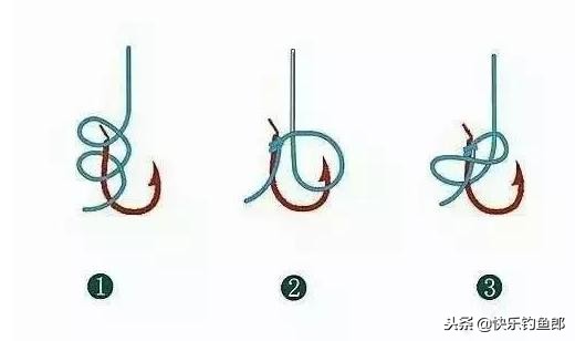 绑鱼钩的子线怎么栓不容易切线,鱼钩的绑法图解简单快速绑鱼钩