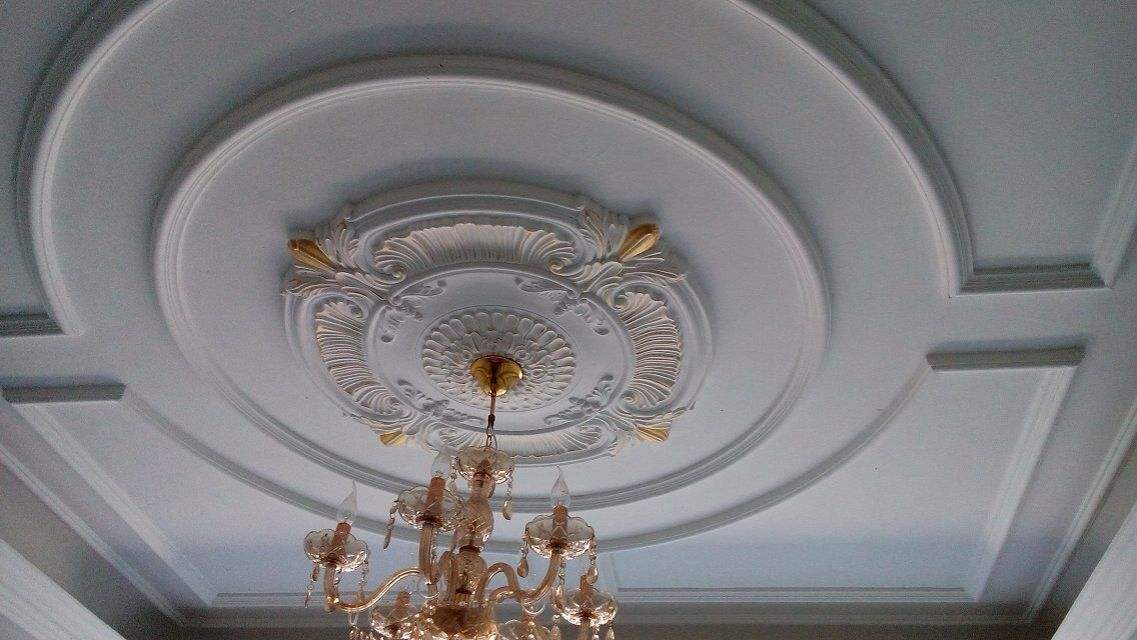 装修吊顶用线条,房间用石膏线条吊顶好看吗