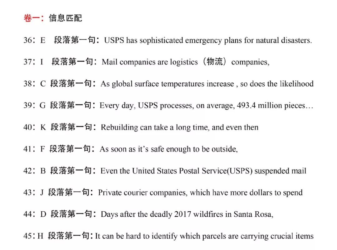 2020年12月大学英语四级翻译答案,2019年12月大学英语四级翻译