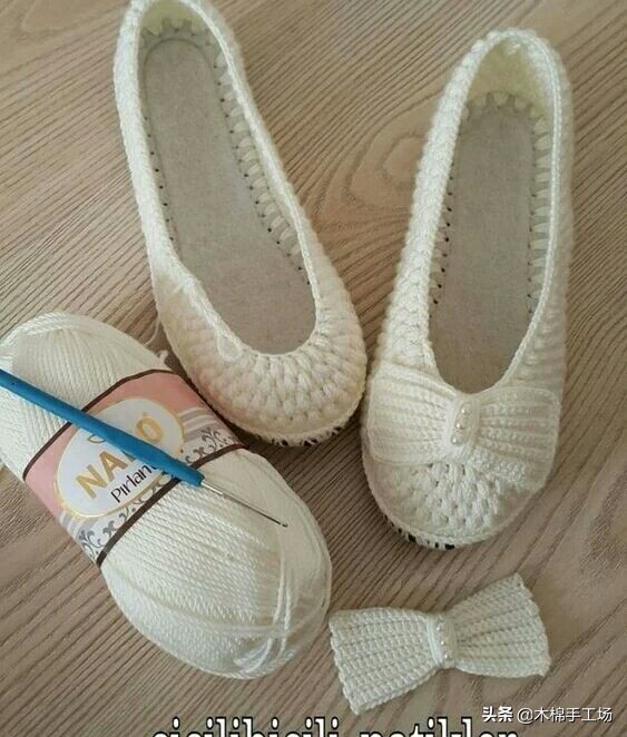 春天来了给自己添一双好鞋吧,春夏鞋子钩单鞋简单钩法
