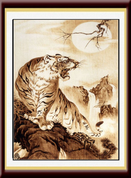 中国烙画艺术作品,民间烙画高手作品