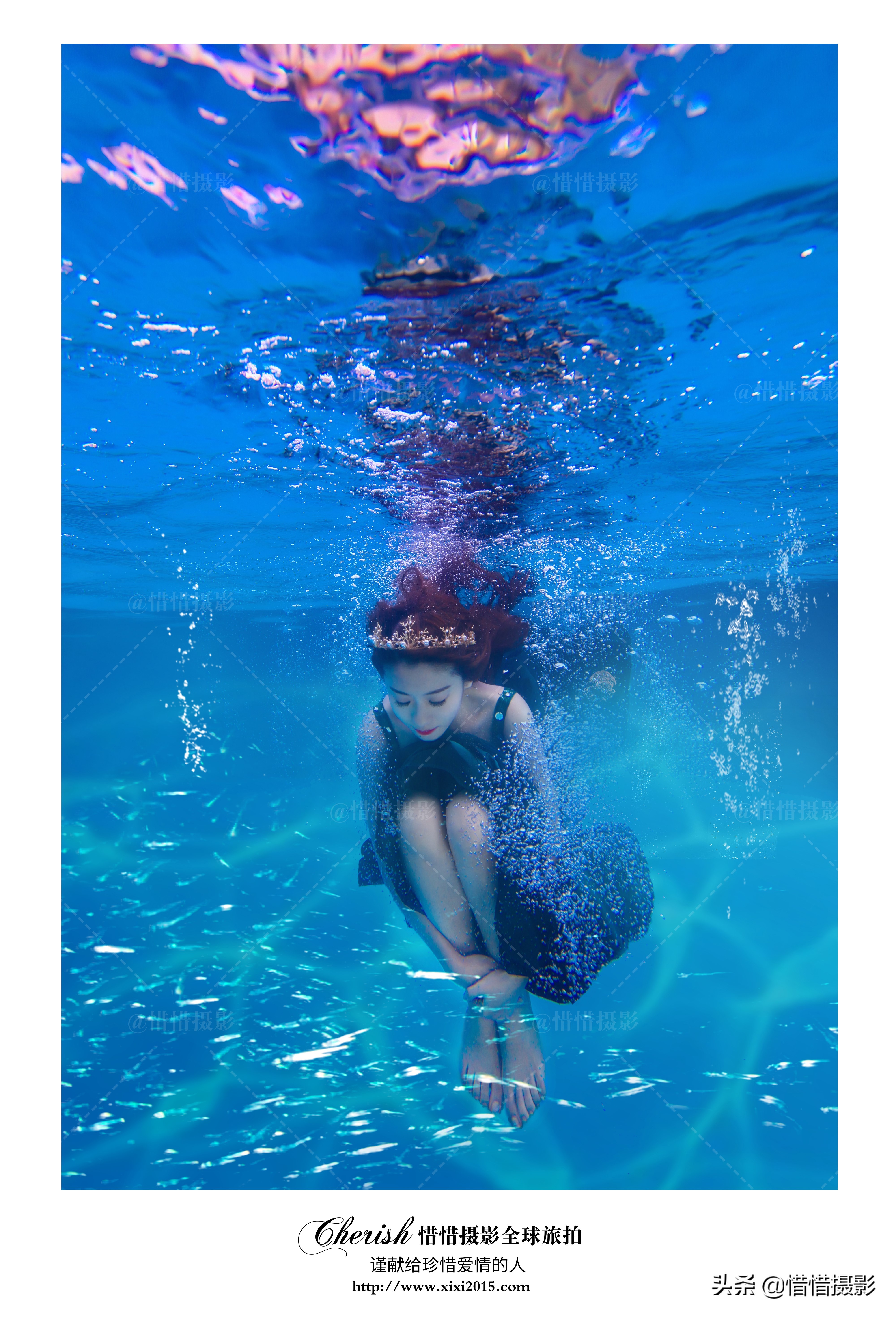 新人水下婚纱照怎么拍才好看？掌握水下姿势，拍出满意的婚纱照