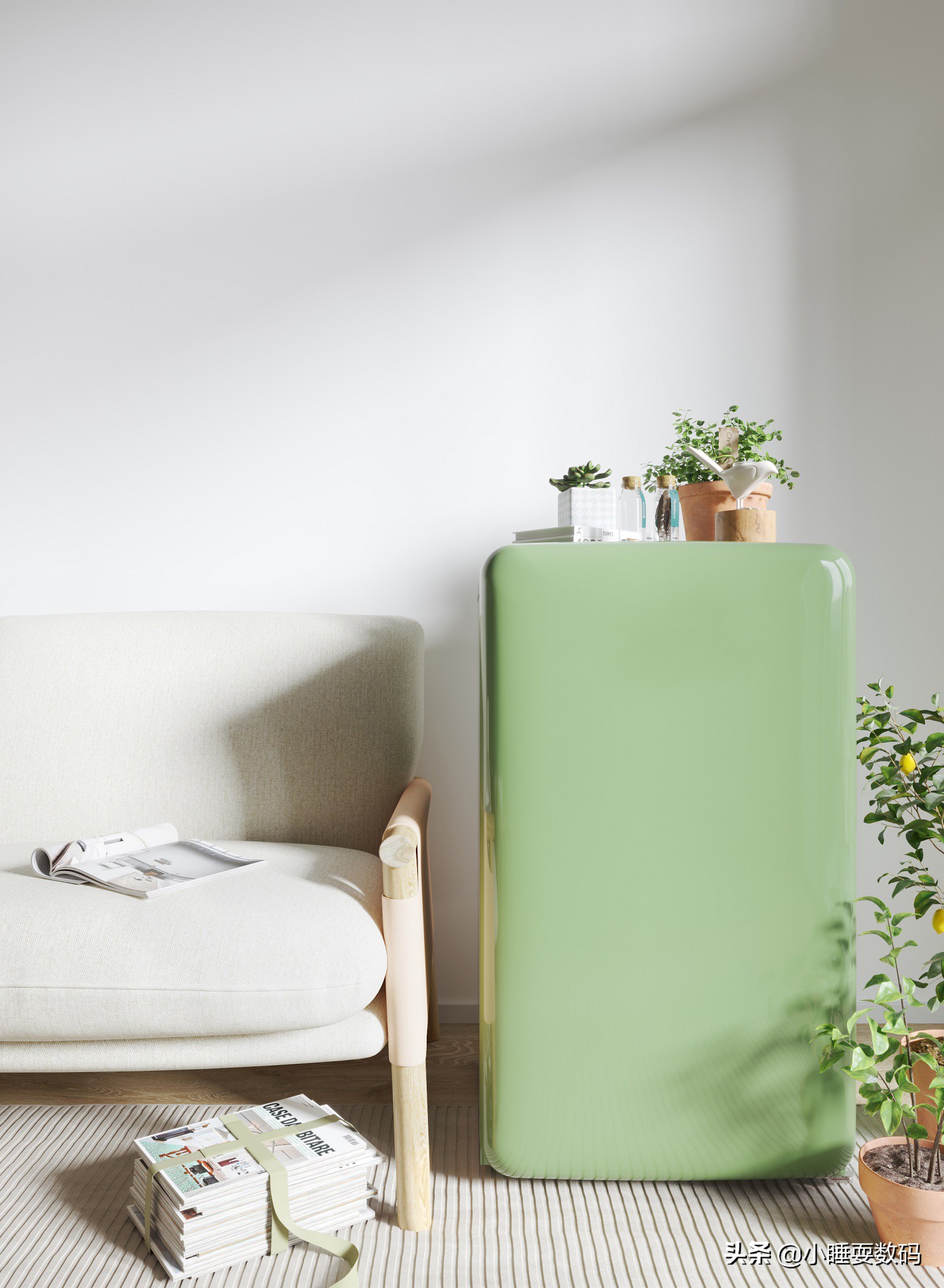 小吉冰箱：99%的冰箱都是大众脸，小吉迷你复古冰箱做剩下的1%