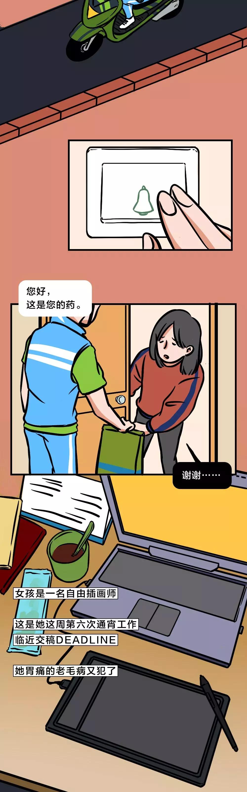 外卖小哥的真实状态漫画,外卖小哥真实图片大全