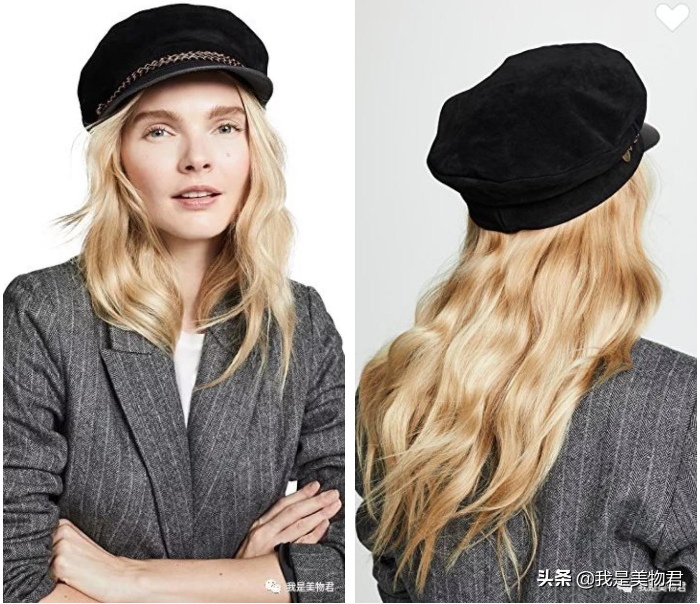 头大脸大适合什么帽子秋冬渔夫帽,脸小戴哪一款帽子好看