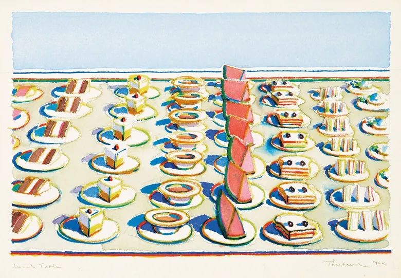 美国普普艺术家韦恩·蒂博作品欣赏