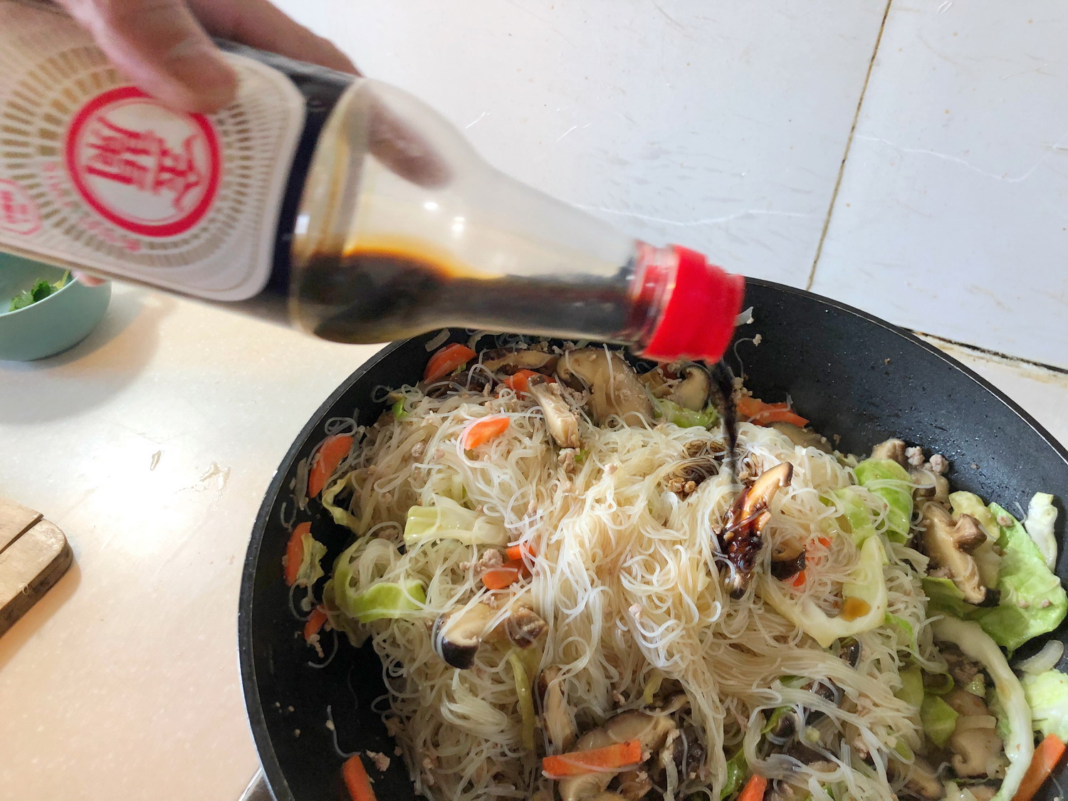 台湾炒米粉,台湾街头美食炒米粉