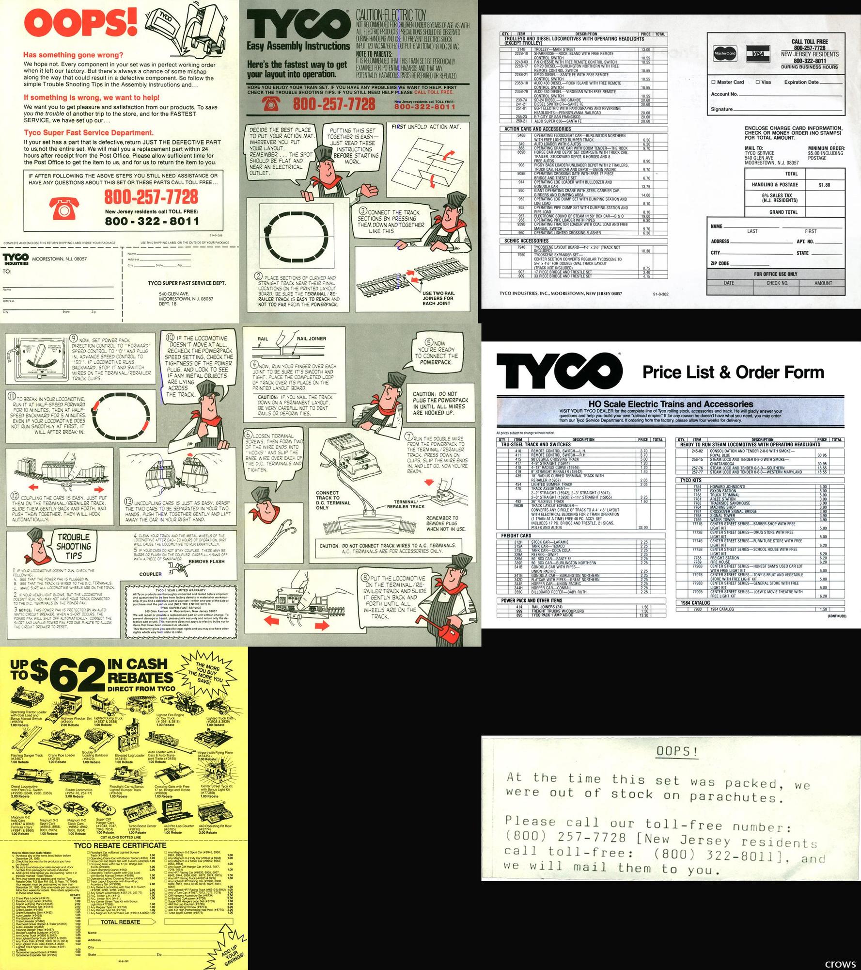 不管是铁道迷还是老玩具迷，TYCO当年的这些火车都能让你满意