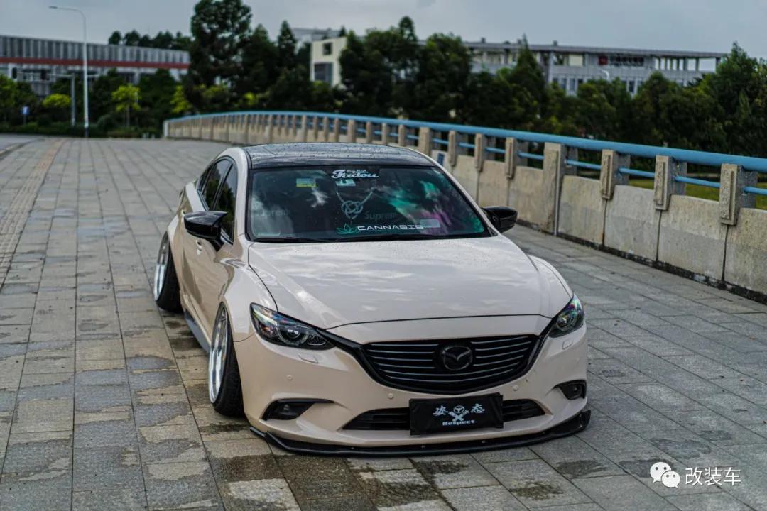 马自达阿特兹改装外观全过程,2018款马自达阿特兹改装
