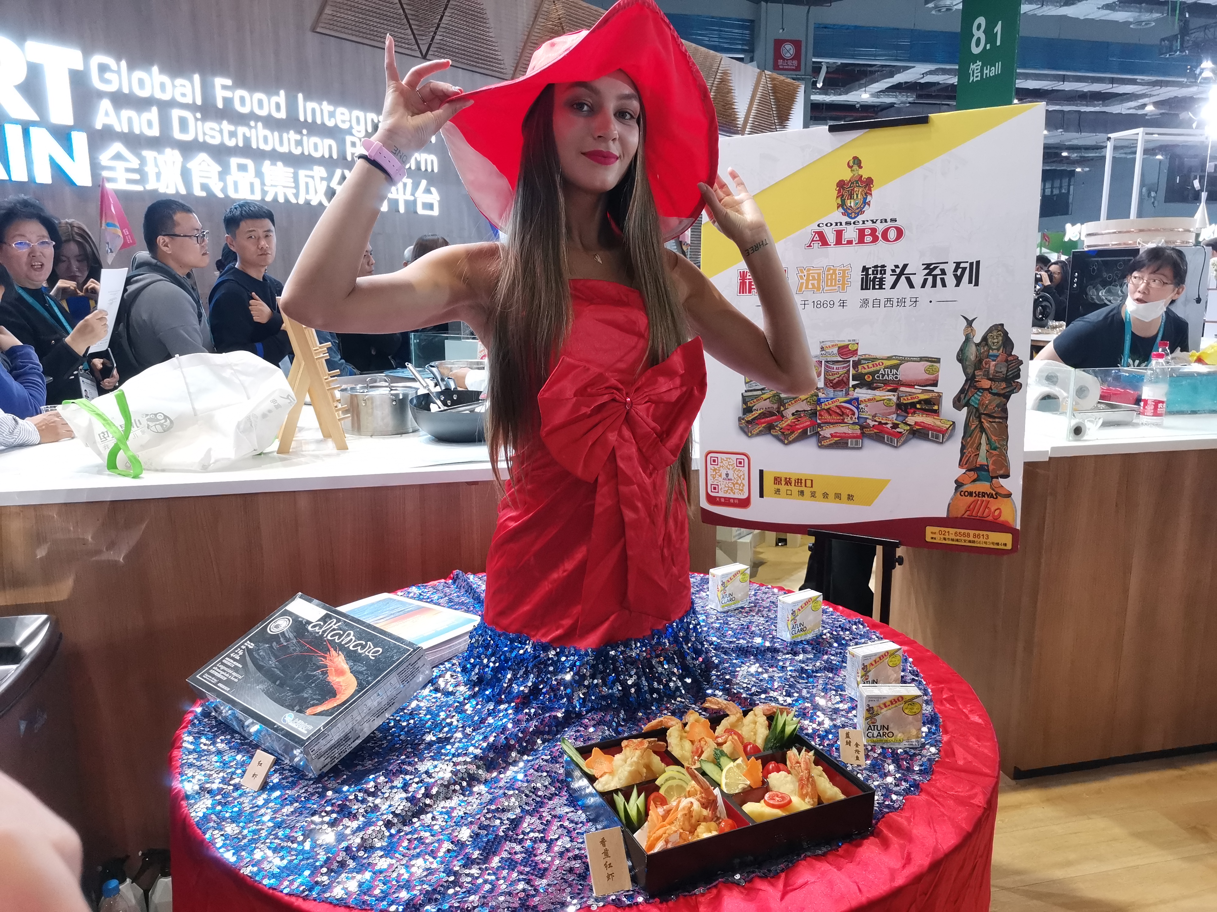 进博会现场：上海水产集团与阿根廷美食的一场“宴遇”