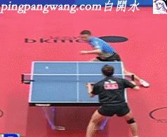 马琳乒乓球竖拍反手扣杀,马琳还有个标志性的侧身爆冲技术