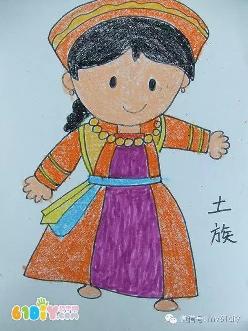 各族儿童简笔画的图片,56民族儿童简笔画大全