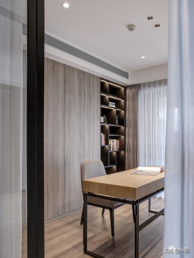 餐厅书房一体设计,书房客房一体设计