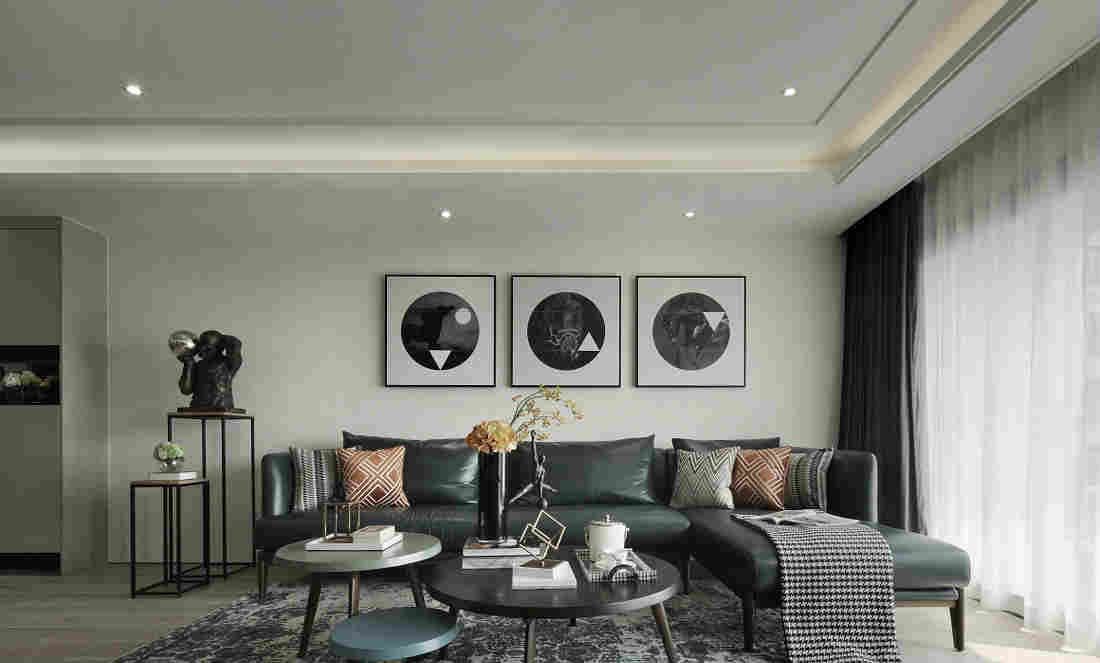 墙面颜色和柜子颜色如何搭配,墙面颜色太空灰配什么颜色沙发