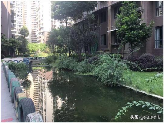 乐山住宅景观,乐山小区景观造雾