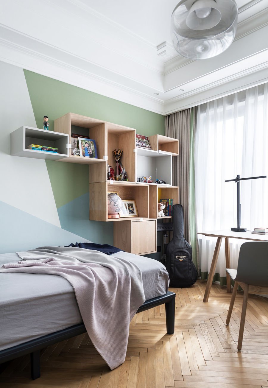 成都平层设计效果图,成都47.5平方平层公寓装修效果图