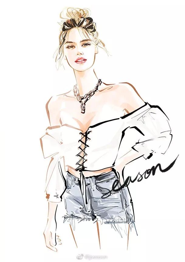 精美水墨插画,那些浪漫的水墨画插画