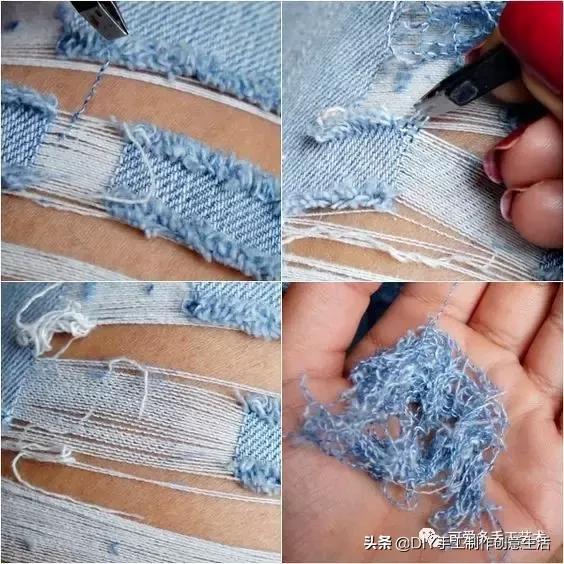有没有比较有创意的牛仔裤改造,不要的牛仔裤改造大全教程