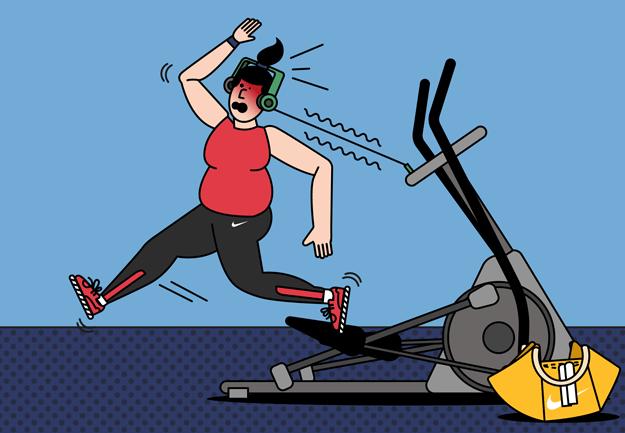 健身房那些让人崩溃的瞬间,在健身房的危险瞬间