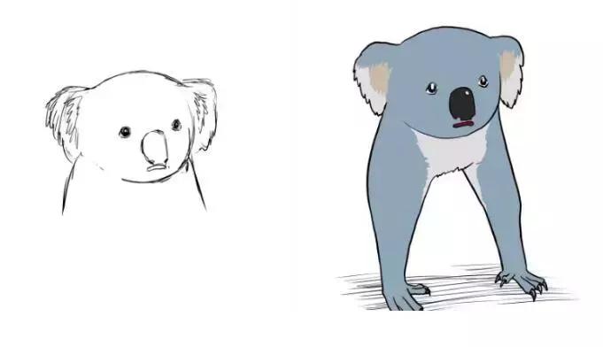 动物园里的大象变成了小企鹅?这位画家会魔法吧