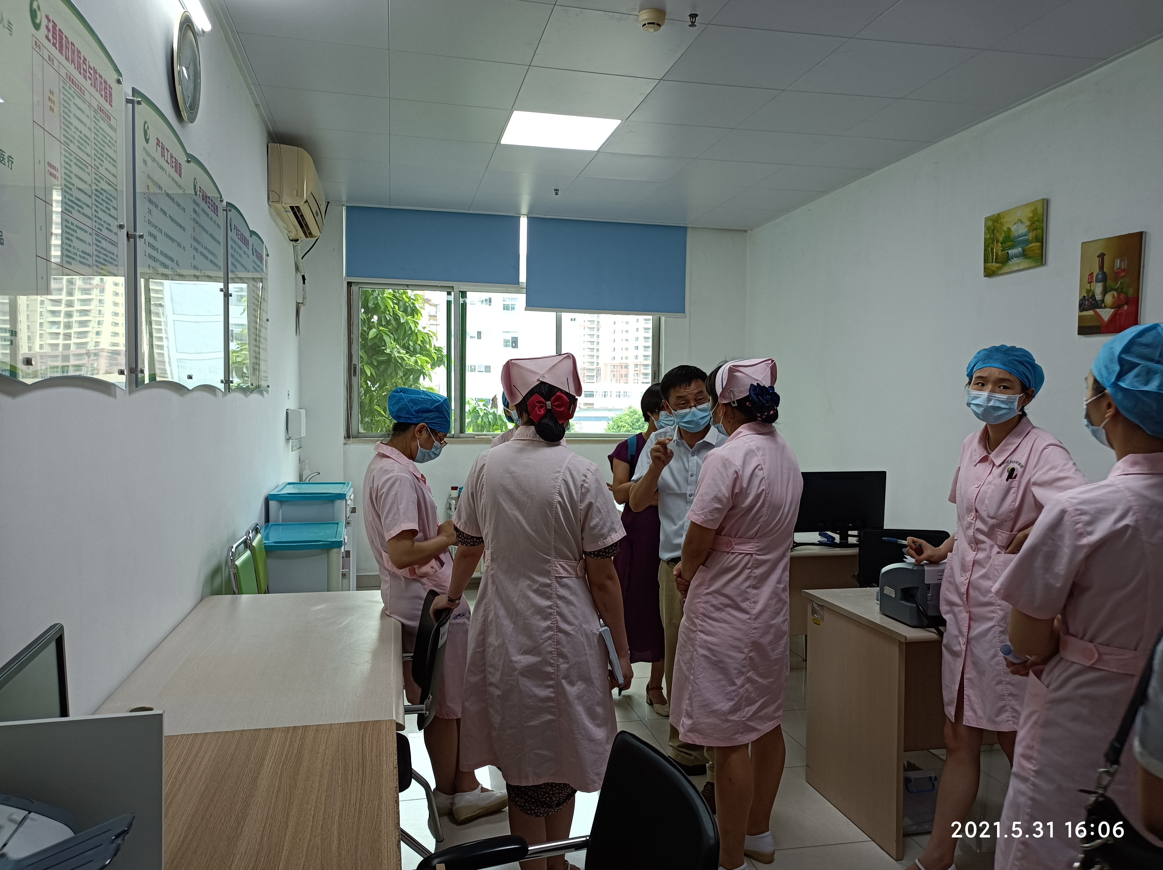 广州市花都区妇幼保健院（胡忠医院）进行6S精益管理现场指导