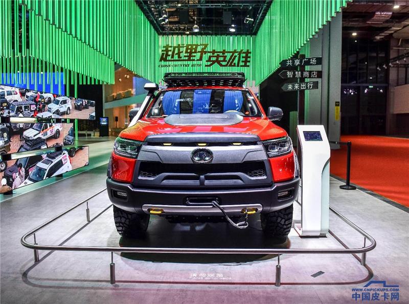 国产皮卡越野改装,国产吉奥皮卡改装霸气图