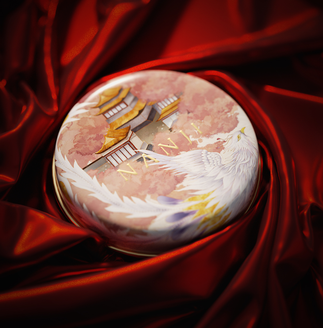 美妆品牌设计效果图,美妆品牌中国元素设计