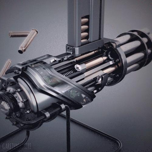 加特林机枪进化史,武器进化史加特林机枪