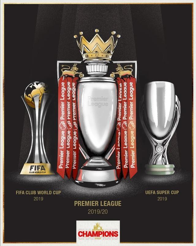 利物浦夺冠海报,利物浦英超夺冠壁纸