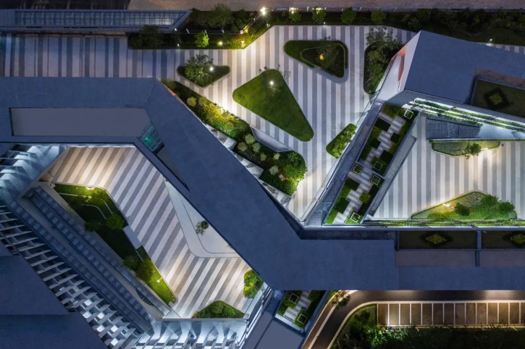 正方形口袋公园景观设计,无障碍城市公园景观设计