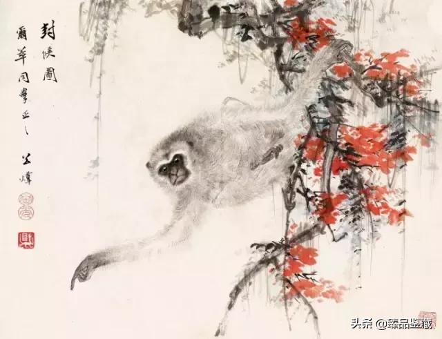 工笔大师田世光,工笔画大师田世光画孔雀好美