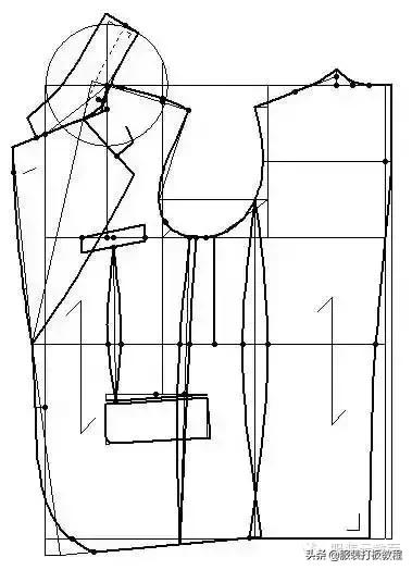 服装制版纸样怎么看,龟背服装制版纸样