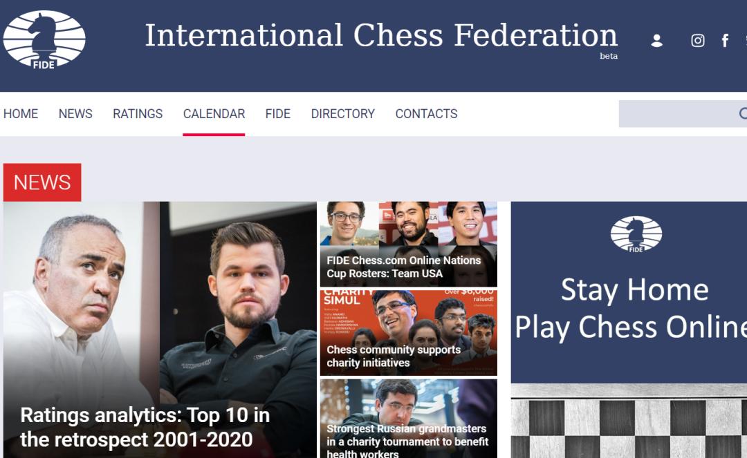 国际象棋界常用的那些网站