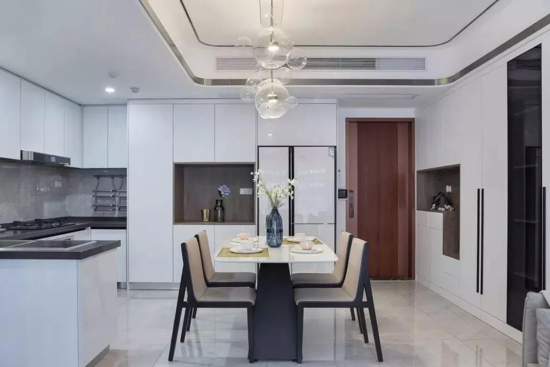 厨房餐厅隔断玄关柜效果图大全,进门餐厅厨房柜设计