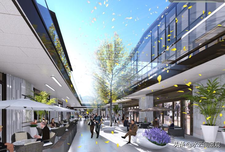 武汉商业街区景观设计思路,武汉商业街景观设计