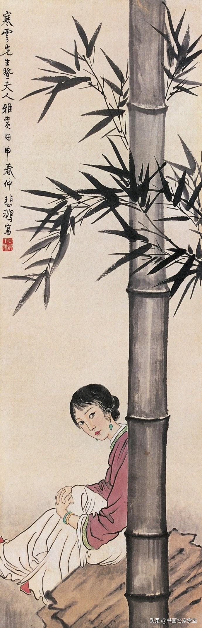 中国画家徐悲鸿图,中国画家徐悲鸿作画