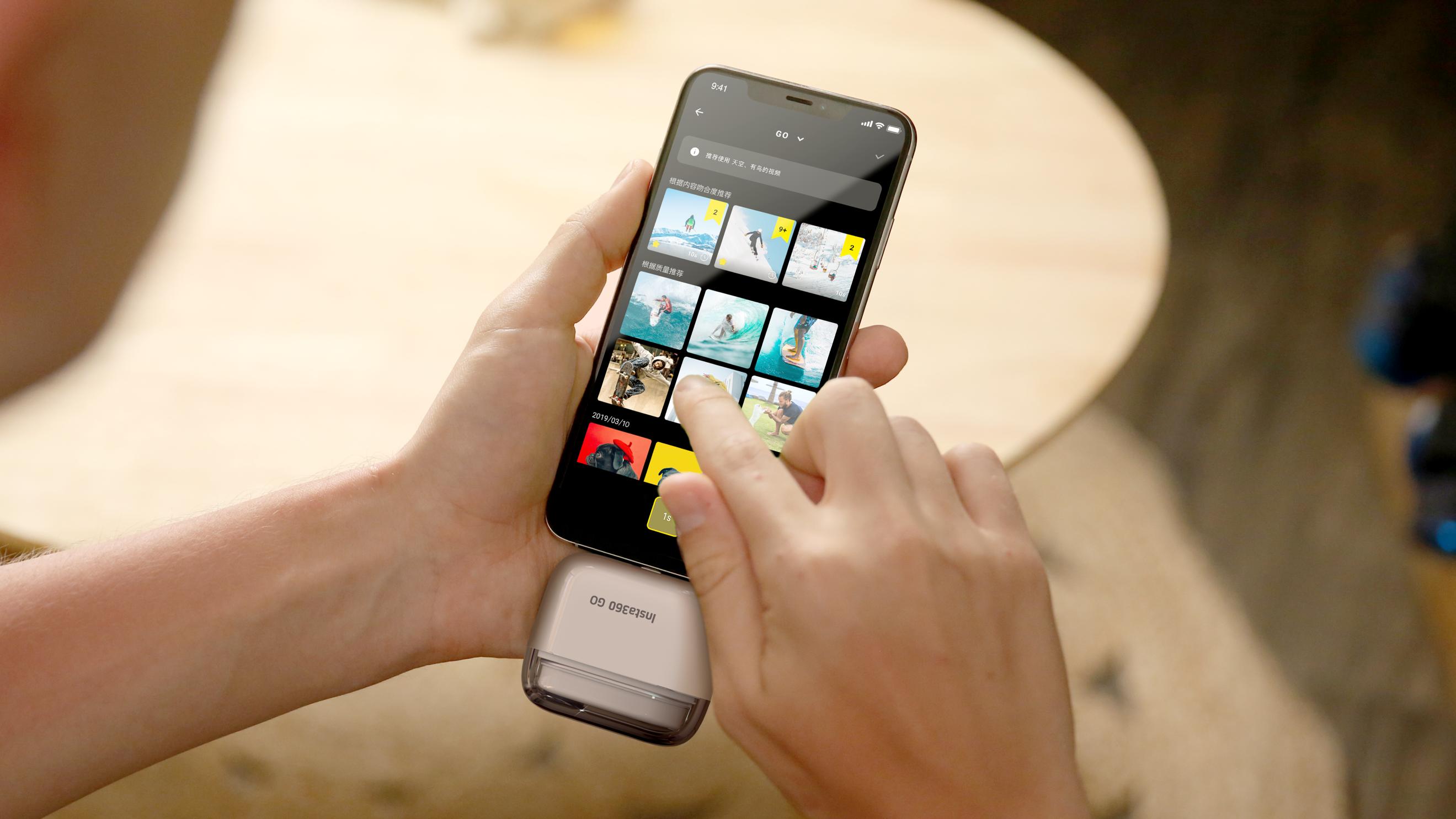 手持短视频拍摄神器,Insta360GO拇指防抖相机